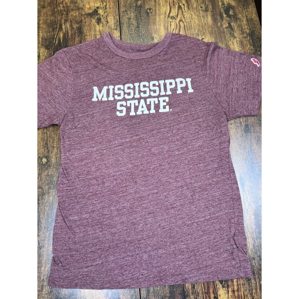 Mississippi State University Bulldogs League 91 T-shirt Men's Medium Maroon